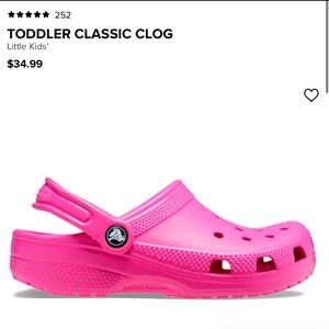 Toddler Classic Clog Crocs